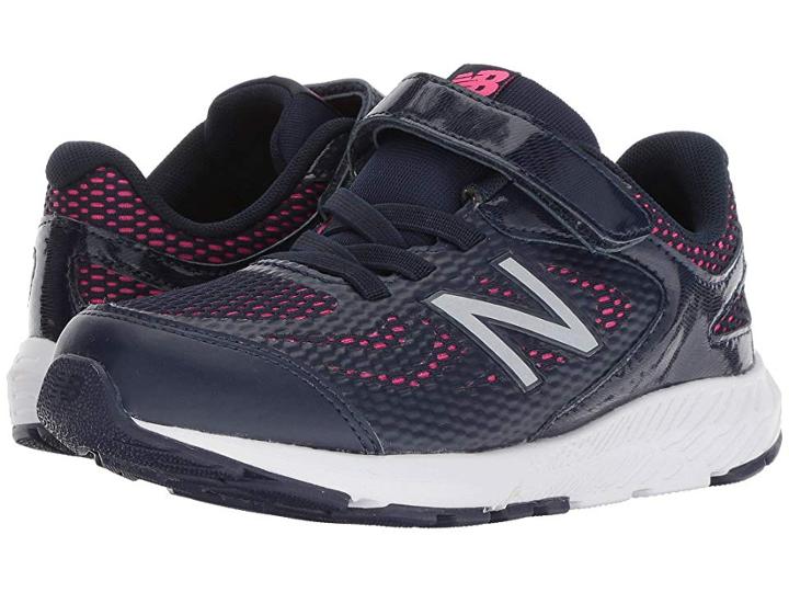 New Balance Kids Kv519v1y (little Kid/big Kid) (pigment/pink Glo) Girls Shoes