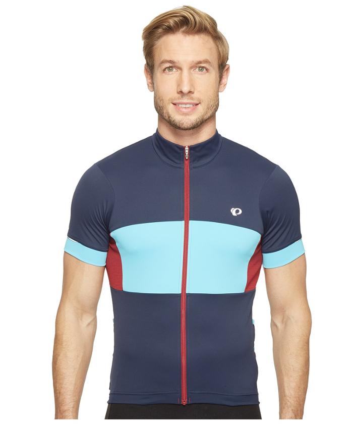Pearl Izumi Elite Escape Semi-form Jersey (eclipse Blue/blue Mist) Men's Workout