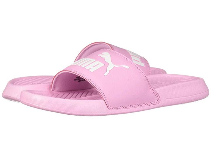 Puma Kids Popcat (big Kid) (pale Pink/puma White) Kid's Shoes