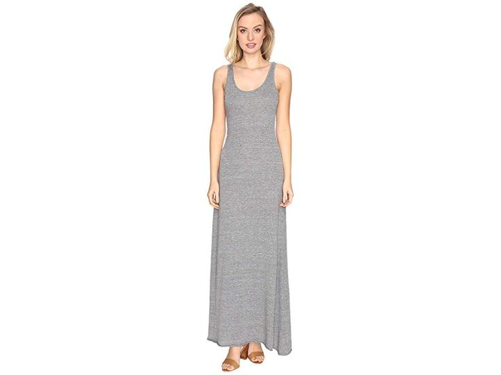 Alternative Eco Jersey Double Scoop Tank Dress (eco Grey) Women's Dress