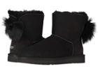 Ugg Fluff Bow Mini (black) Women's Pull-on Boots