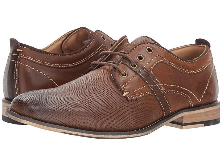 Steve Madden Jasco (dark Tan) Men's Lace Up Casual Shoes