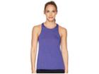 Adidas Performance Open Back Tank Top (real Purple/real Purple) Women's Sleeveless