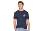 Volcom Delusion Print Short Sleeve Tee (navy) Men's T Shirt