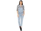 Rock And Roll Cowgirl Overall Jeans In Light Wash Wa-7693 (light Wash) Women's Jeans