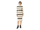 J.o.a. Striped Sweater Dress (cream/black) Women's Dress