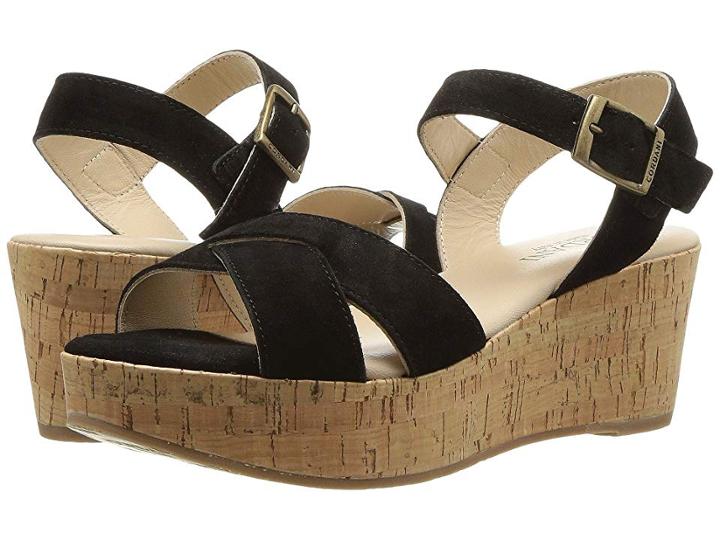 Cordani Candy (black Suede) Women's Wedge Shoes