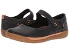 Clarks Un Haven Strap (black Leather) Women's Shoes