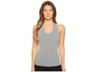 Monreal London Essential V-neck Tank Top (silver Marl) Women's Sleeveless