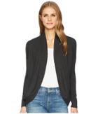 Life Is Good Supreme Cardigan (night Black) Women's Sweater