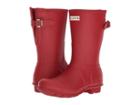 Hunter Original Short Back Adjustable Rain Boots (military Red) Women's Rain Boots