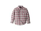 Polo Ralph Lauren Kids Plaid Cotton Oxford Shirt (toddler) (red Multi) Boy's Long Sleeve Button Up