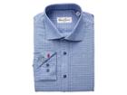 Robert Graham Heaps Check Long Sleeve Dress Shirt (blue) Men's Long Sleeve Button Up