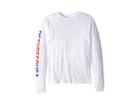 Dc Budge Long Sleeve (white) Men's Clothing