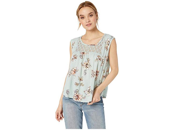 Unionbay Floral Sophia Top (zen) Women's Clothing