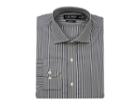 Lauren Ralph Lauren Slim Fit No-iron Multi-stripe Estate Dress Shirt (ink Navy/bone) Men's Long Sleeve Button Up