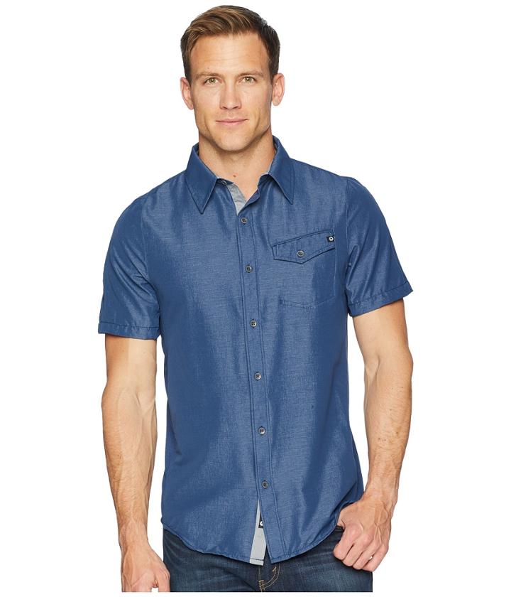 Marmot Contra Short Sleeve (vintage Navy) Men's Clothing