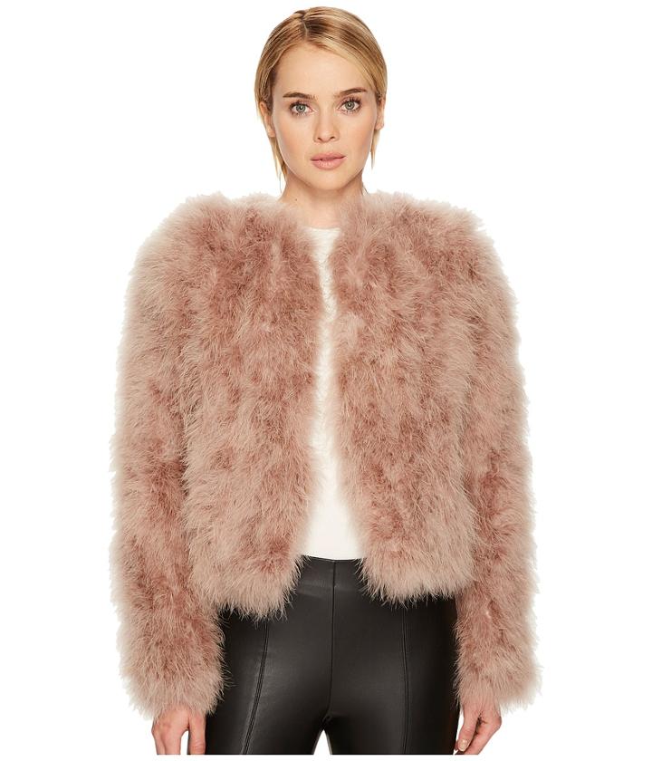 Lamarque Deora Feather Jacket (pink) Women's Coat