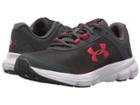 Under Armour Kids Ua Bps Rave 2 (little Kid) (stealth Gray/red) Boys Shoes