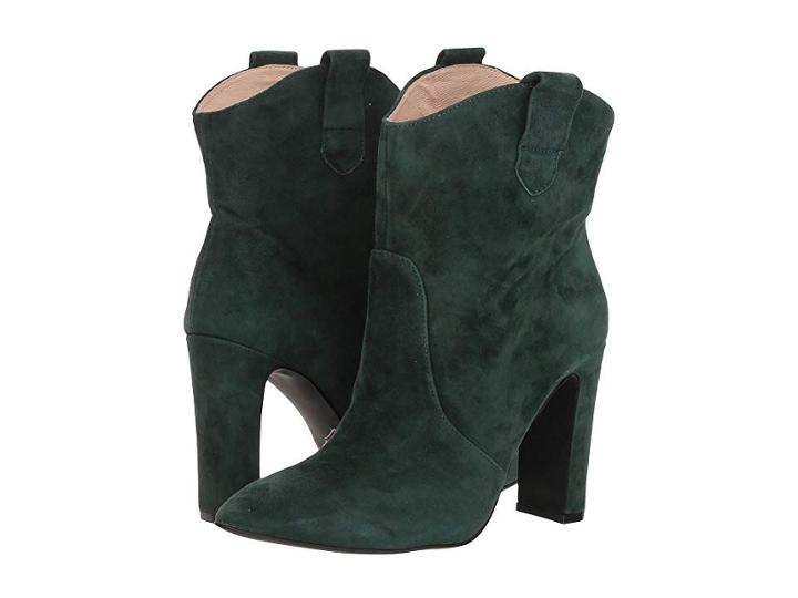 Kristin Cavallari Karly (forest Green Kid Suede) Women's Pull-on Boots