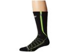 New Balance Over The Calf Reflective Compression Running Socks (black/yellow) Crew Cut Socks Shoes