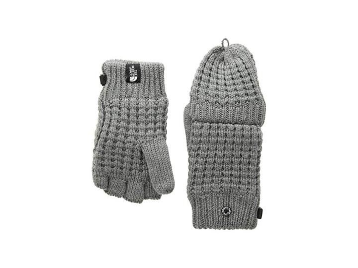 The North Face Kids Waffle Flip Mitt (big Kids) (tnf Medium Grey Heather) Ski Gloves