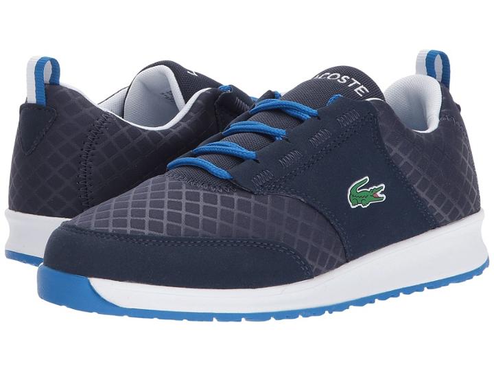 Lacoste Kids L.ight (little Kid/big Kid) (navy) Kid's Shoes
