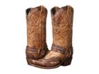 Stetson Sundance Kid Outlaw (washed Crater Brown) Cowboy Boots