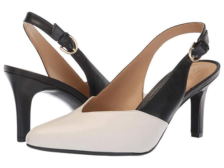 Naturalizer Nelle (alabaster Black Leather/smooth) High Heels