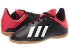 Adidas Kids X 18.4 In Soccer (little Kid/big Kid) (black/off-white/active Red) Kids Shoes