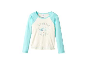 Billabong Kids Sol Searcher Long Sleeve Rashguard (little Kids/big Kids) (seashell) Girl's Swimwear