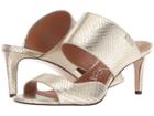 Calvin Klein Clementine (soft Gold Shiny Snake Print) Women's Shoes