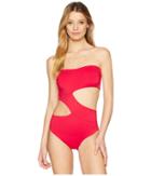 Volcom Simply Seamless One-piece (true Red) Women's Swimsuits One Piece