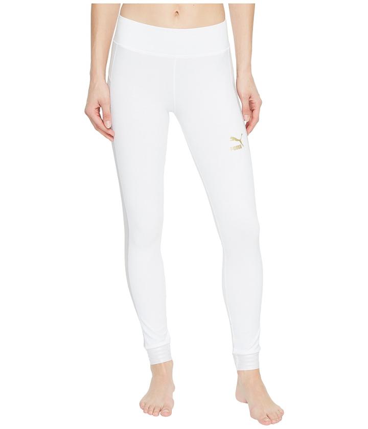 Puma Exposed T7 Leggings (puma White) Women's Casual Pants