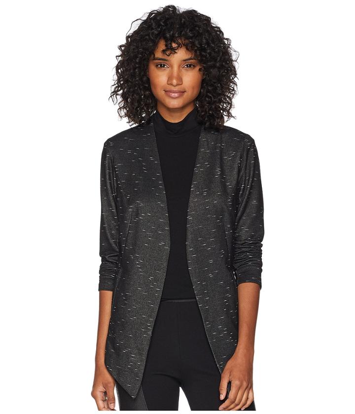 Bcbgeneration Tuxedo Blazer With Welts (black/combo) Women's Jacket