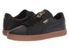 Puma Basket Classic Gum Deluxe (puma Black/metallic Gold) Men's Shoes