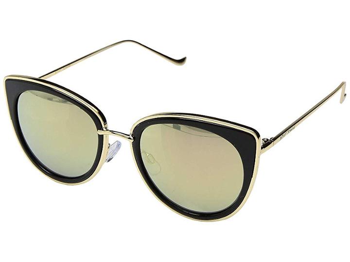 Betsey Johnson Bj879230 (black/gold) Fashion Sunglasses