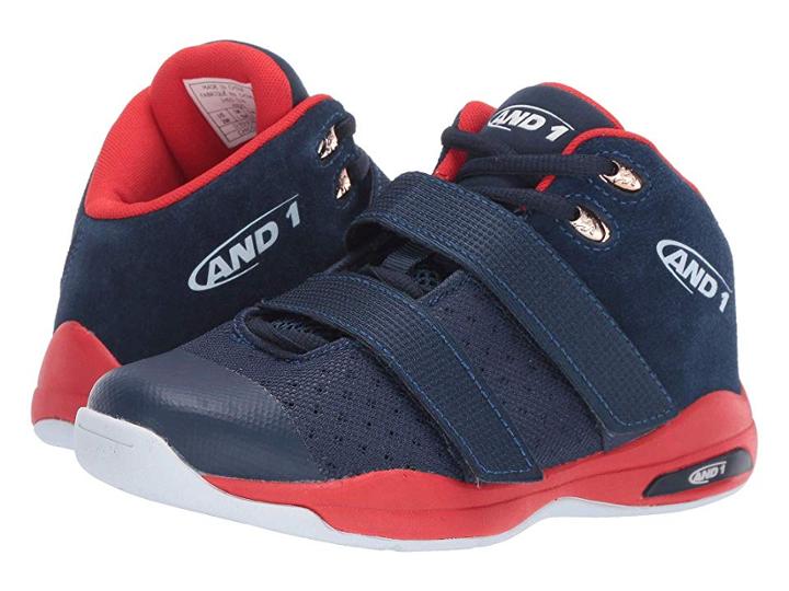 And1 Kids Chosen One Ii (little Kid/big Kid) (peacoat/fiery Red/white) Boys Shoes
