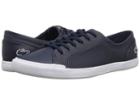 Lacoste Lancelle 6 Eye 118 1 (navy/light Grey) Women's Shoes