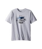 The North Face Kids Short Sleeve Graphic Tee (little Kids/big Kids) (tnf Light Grey Heather/turkish Sea/turkish Sea) Boy's Clothing