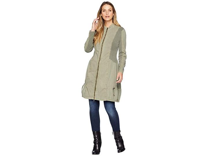 Xcvi Winifred Jacket (deep Moss Pigment) Women's Coat