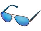 Guess Gu6869 (matte Gunmetal/blue Mirror) Fashion Sunglasses