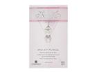 Dogeared Walk With And Angel, Two Charm Compass And Angel Wing Scapular Necklace (silver) Necklace