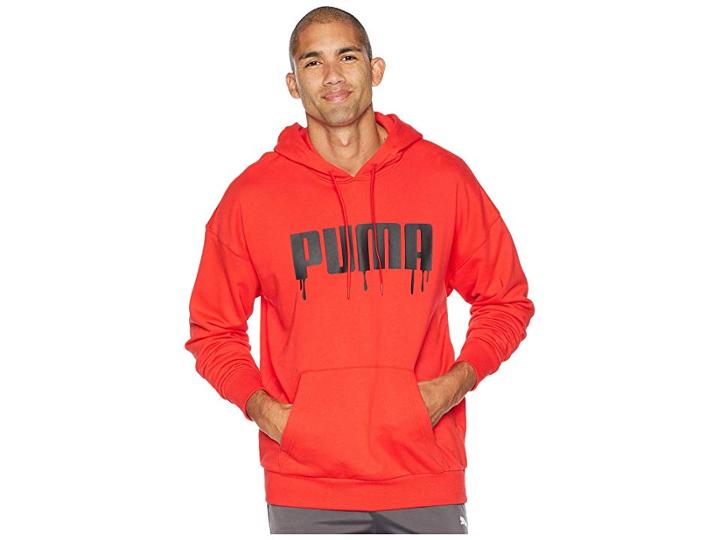 Puma Super Hoodie Sound (high Risk Red) Men's Sweatshirt