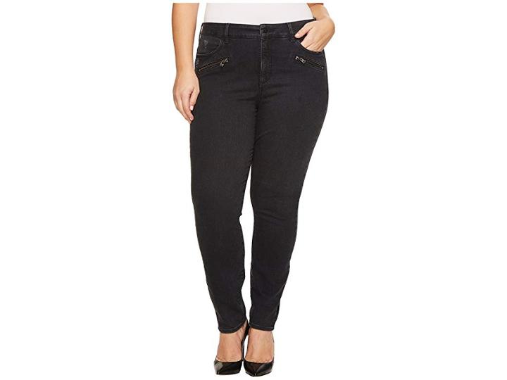 Nydj Plus Size Plus Size Alina Legging Jeans With Zippers In Future Fit Denim In Campaign (campaign) Women's Jeans