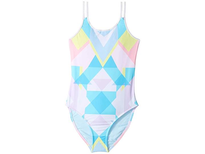 Hobie Kids Shape It Up Strappy Back One-piece (big Kids) (multi) Girl's Swimsuits One Piece