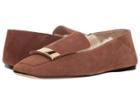 Sergio Rossi A81470-mcaz01 (toffee Suede) Women's Flat Shoes