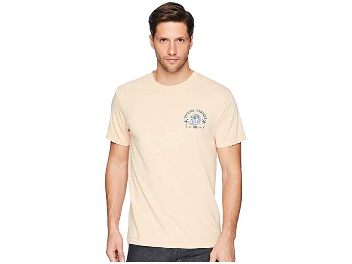 Rip Curl Tiger Bomb Stand Issue Tee (peach) Men's Clothing