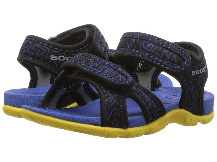 Bogs Kids Whitefish 80s (toddler) (black Multi) Boys Shoes