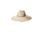 Lauren Ralph Lauren Panama Hat With Tassel Trim (natural/black) Caps